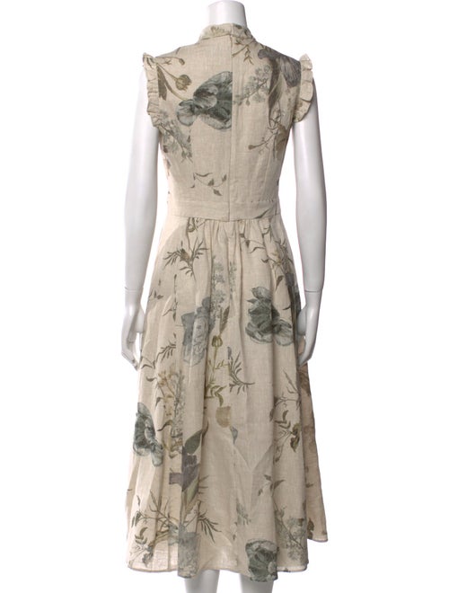 Erdem Linen Long Dress