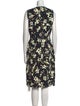 Erdem Floral Print Midi Length Dress