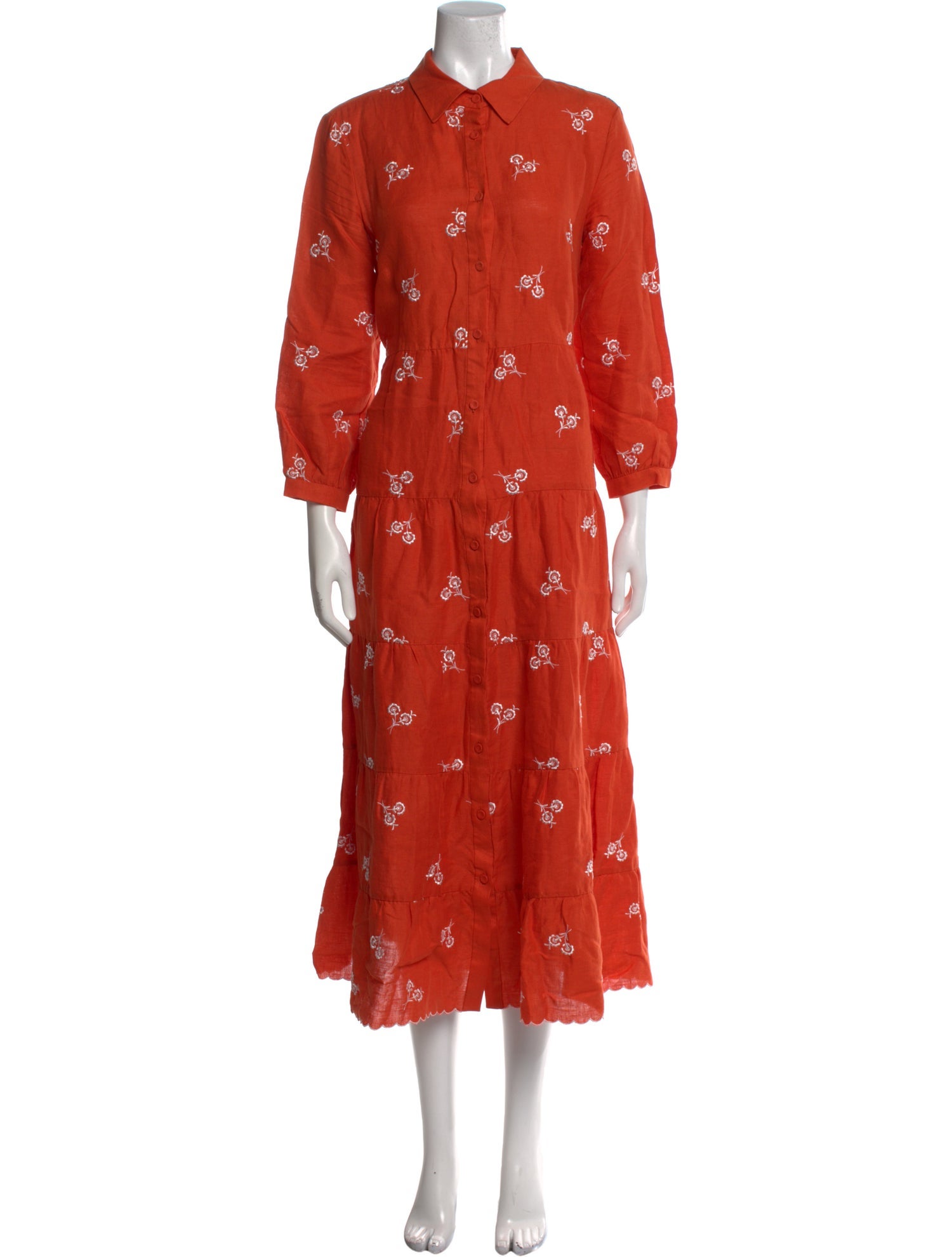 Erdem Linen Long Dress