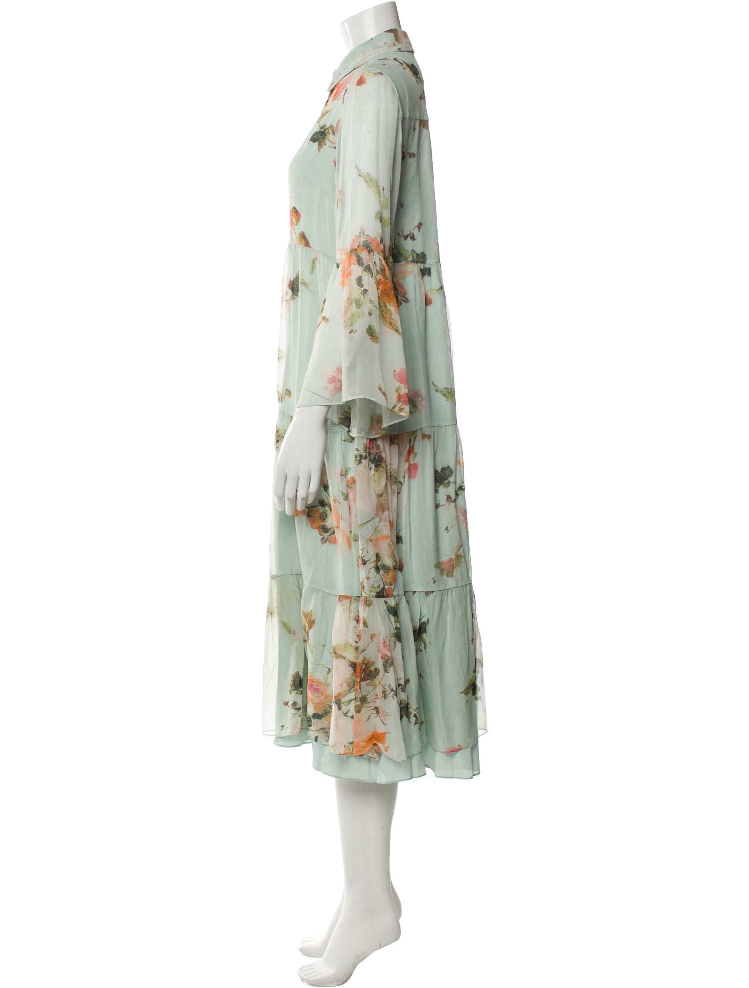 Erdem Silk Midi Length Dress