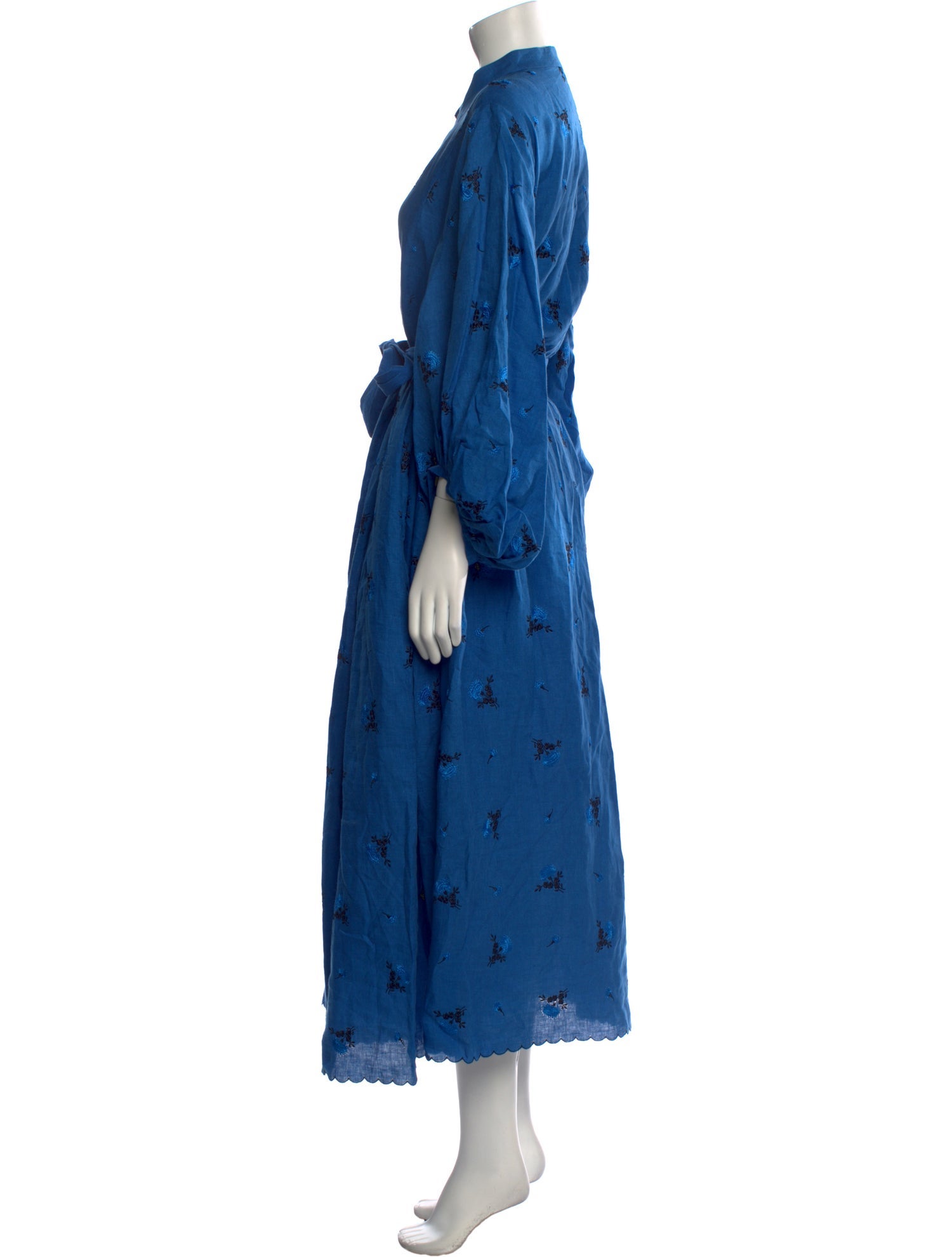 Erdem Linen Long Dress