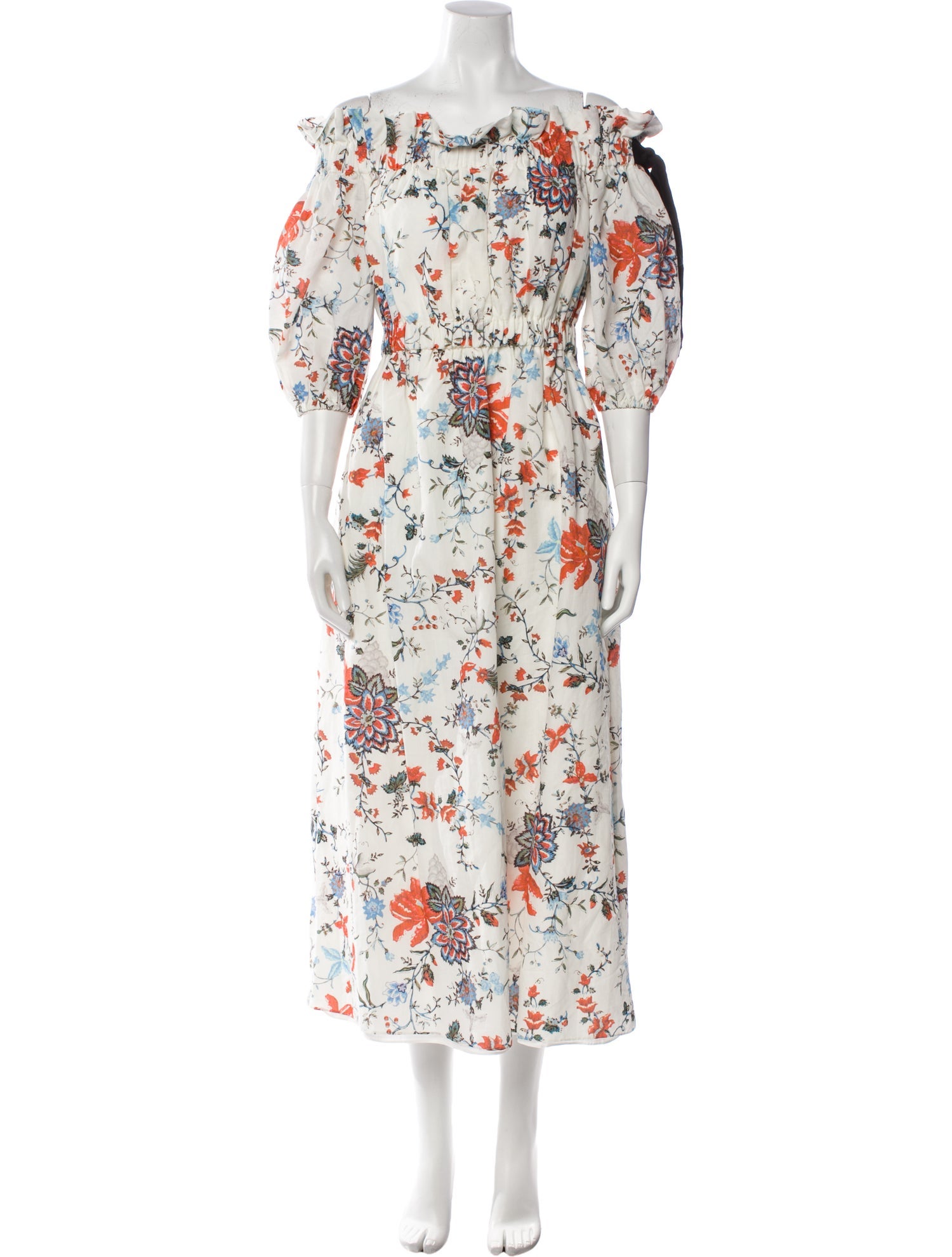 Erdem Floral Print Long Dress