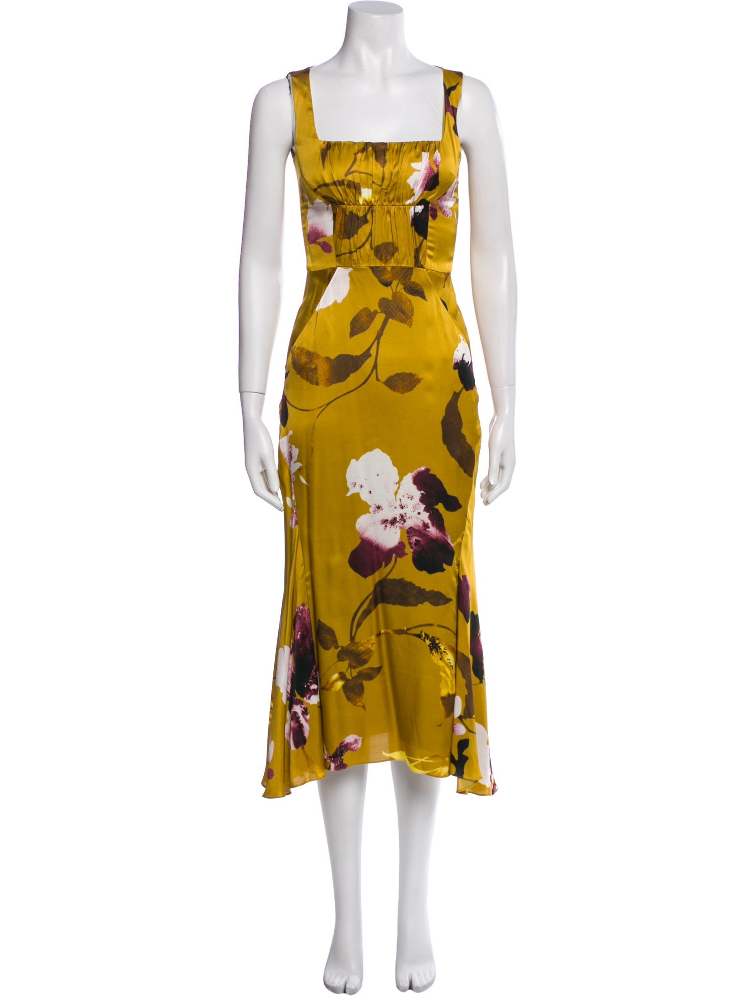 Erdem Floral Print Long Dress
