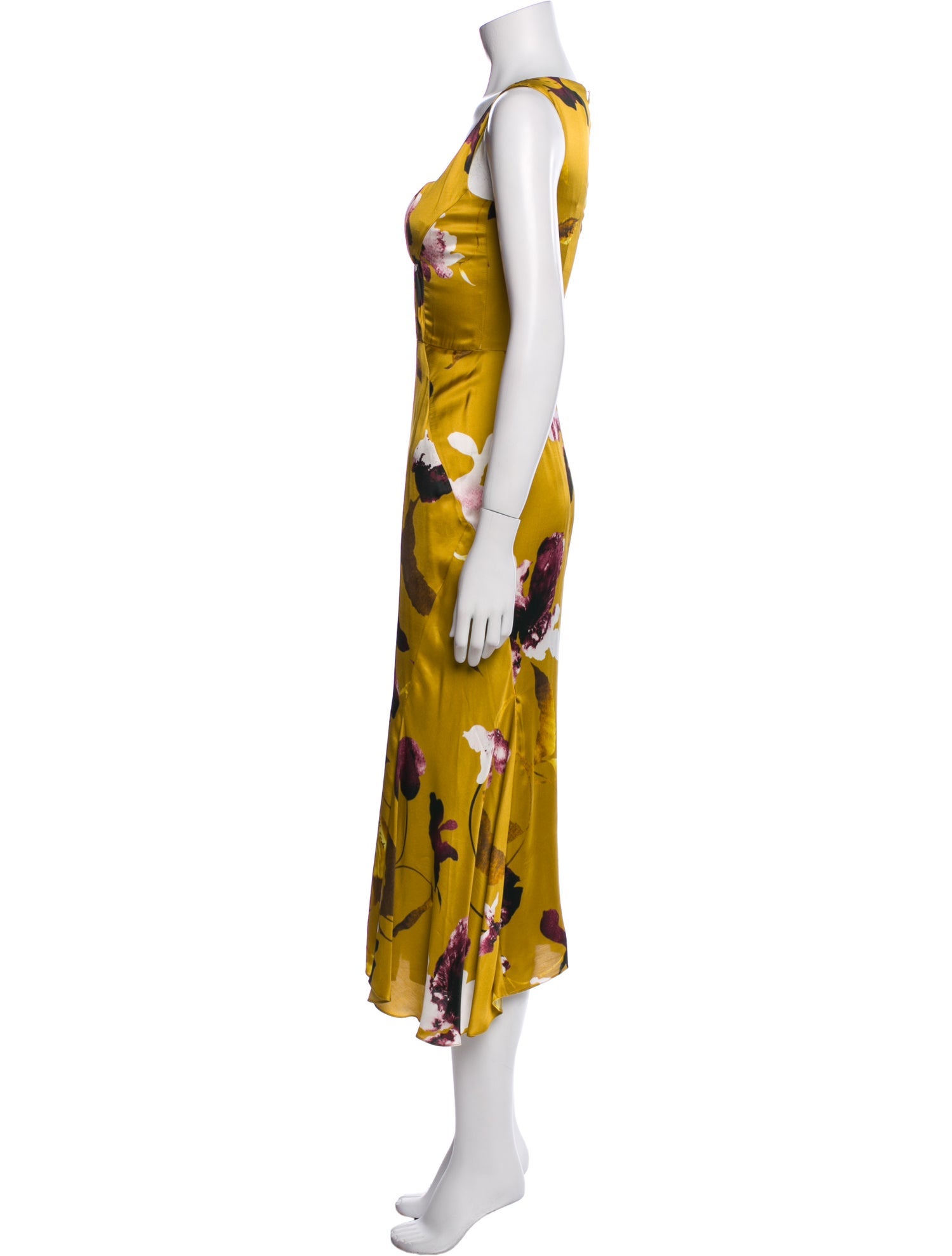 Erdem Floral Print Long Dress