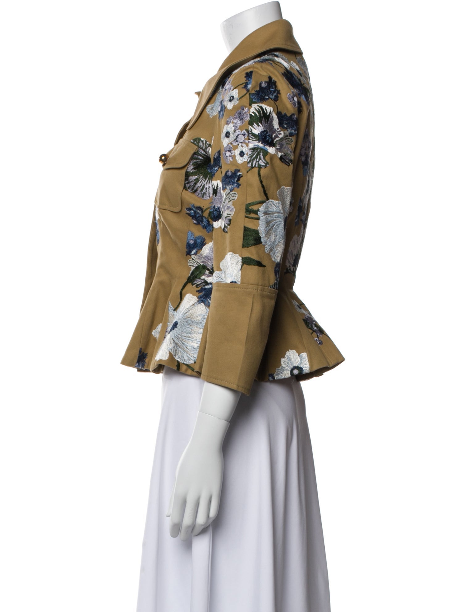 Erdem Floral Print Utility Jacket