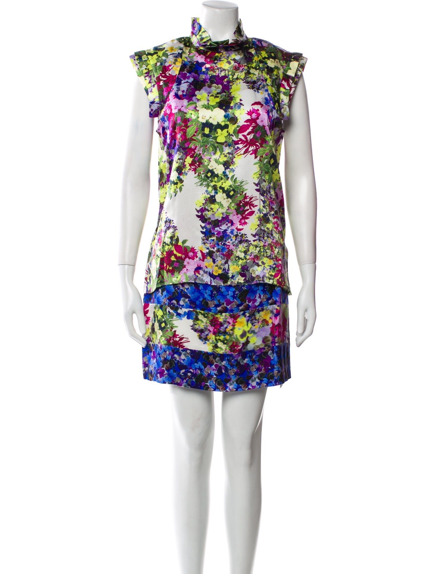 Erdem Silk Printed Skirt Set w/ Tags