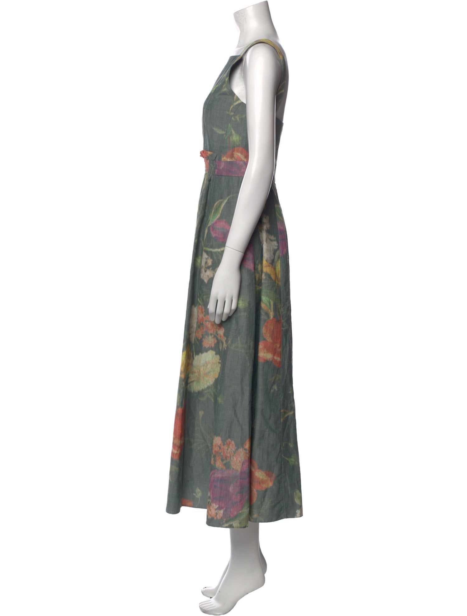 Erdem Printed Long Dress