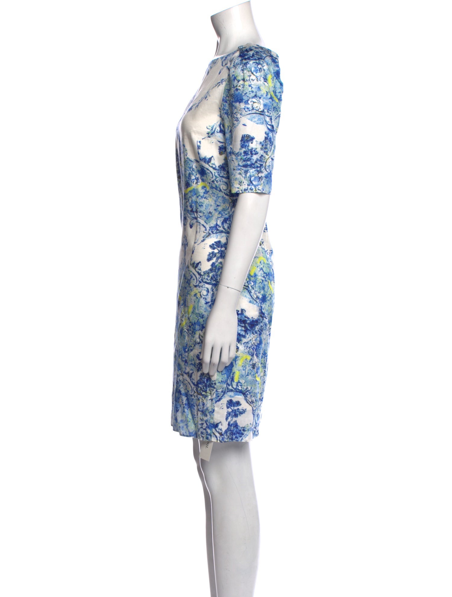 Erdem Floral Print Mini Dress