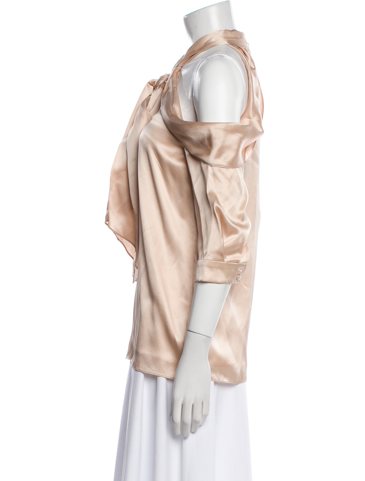 Erdem Silk Off-The-Shoulder Blouse