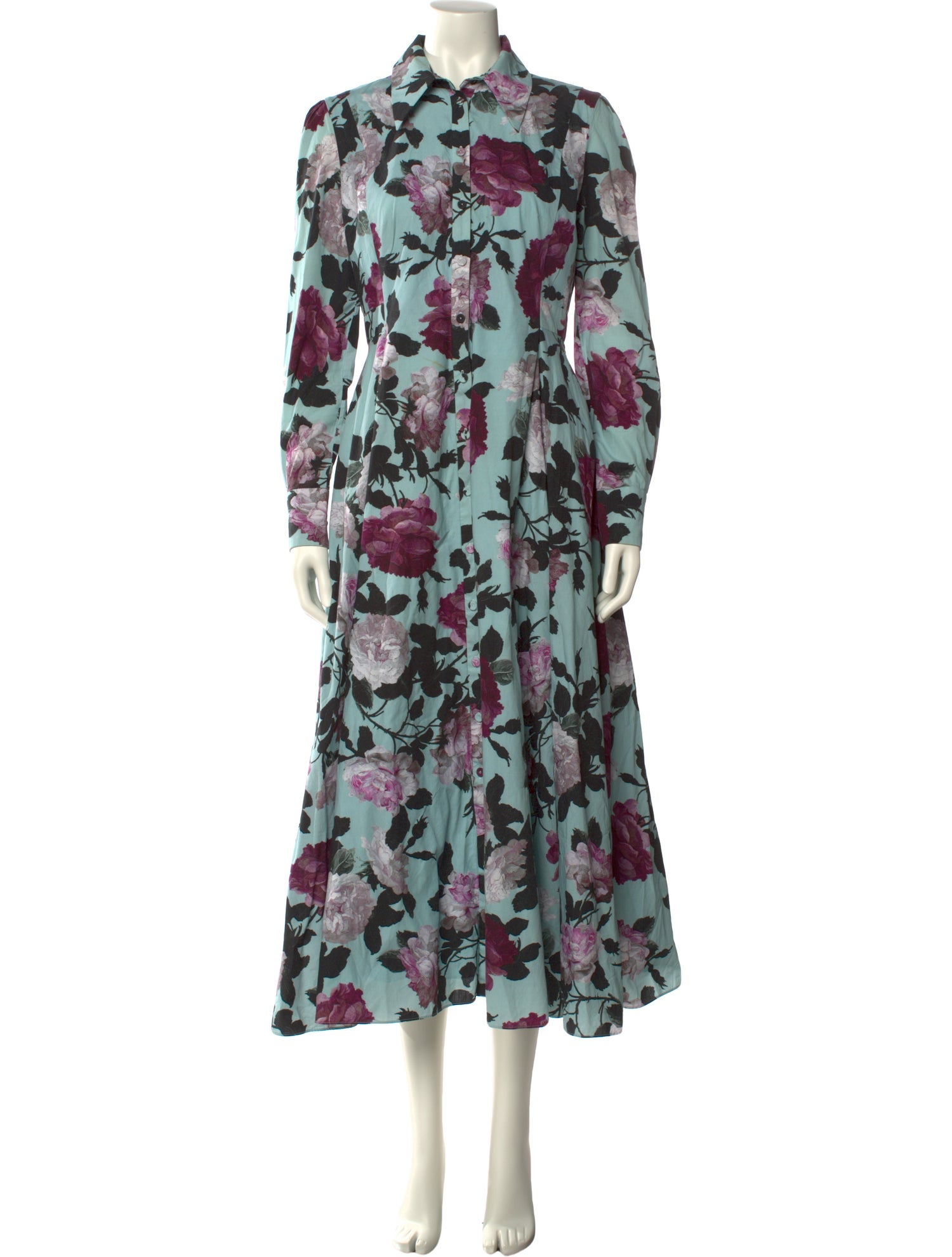 Erdem Floral Print Long Dress