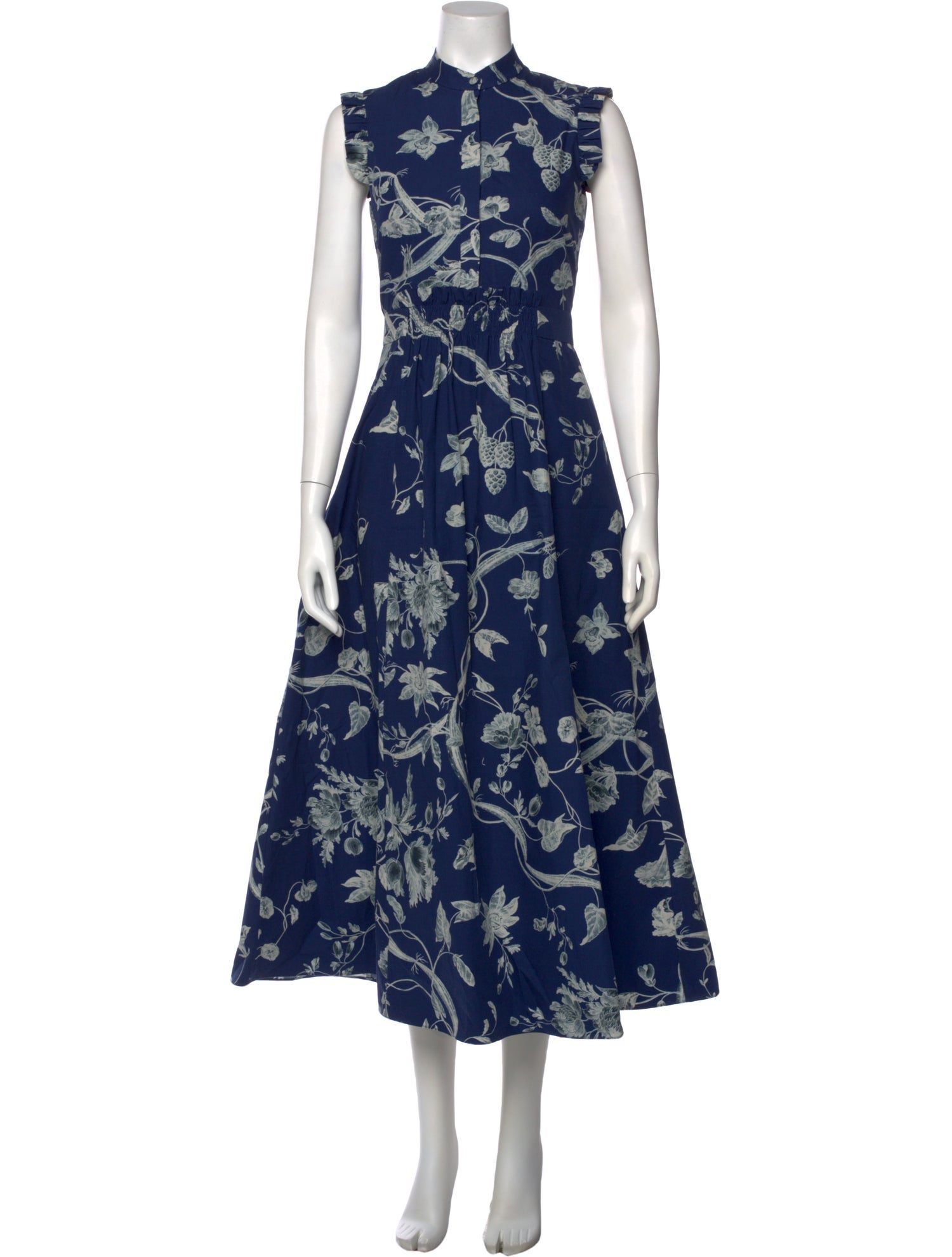 Erdem Floral Print Long Dress