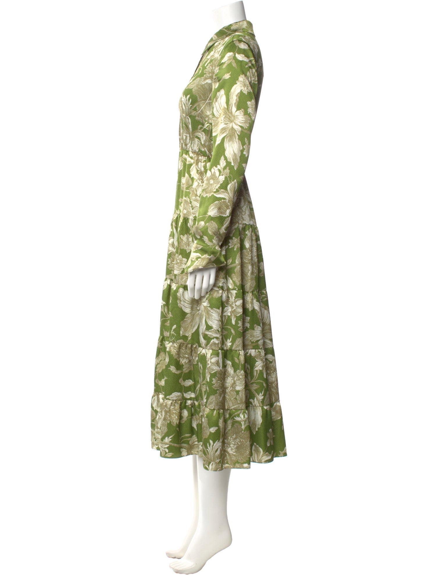 Erdem Floral Print Long Dress