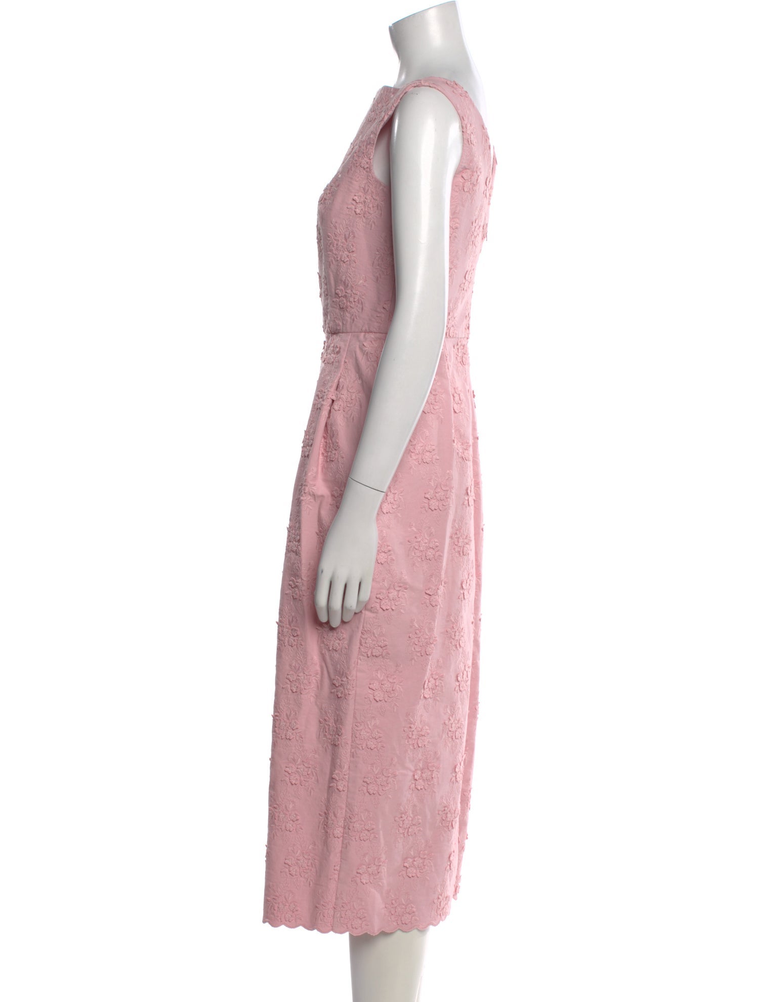 Erdem Floral Print Midi Length Dress