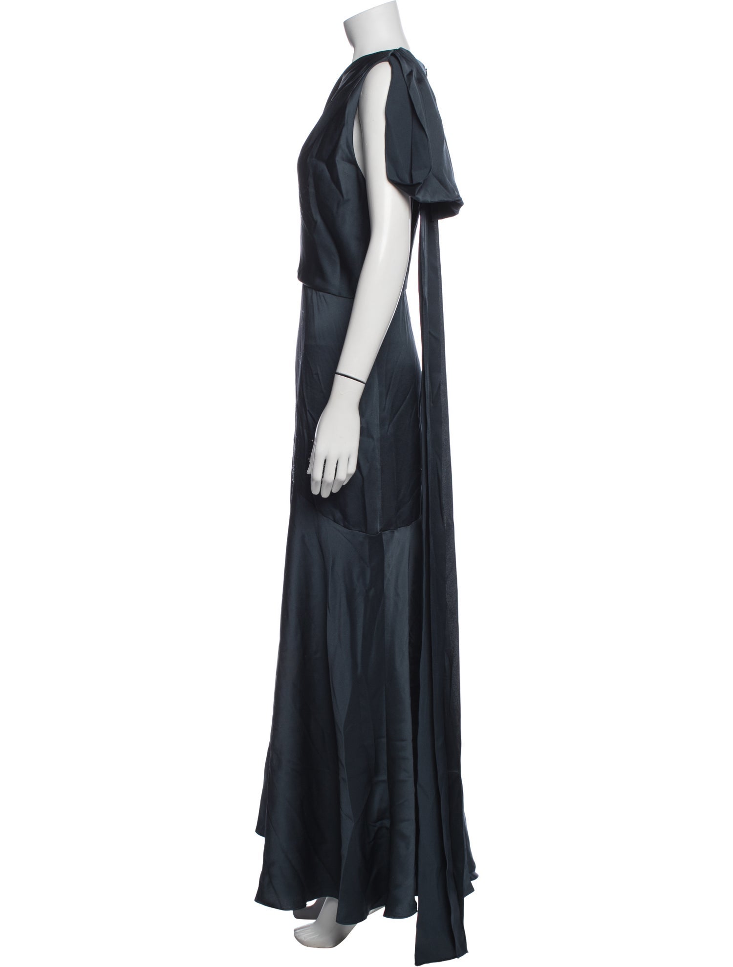 Erdem Asymmetrical Long Dress