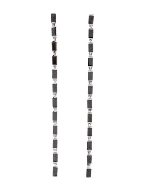 Eriness Baguette Link Drop Earrings