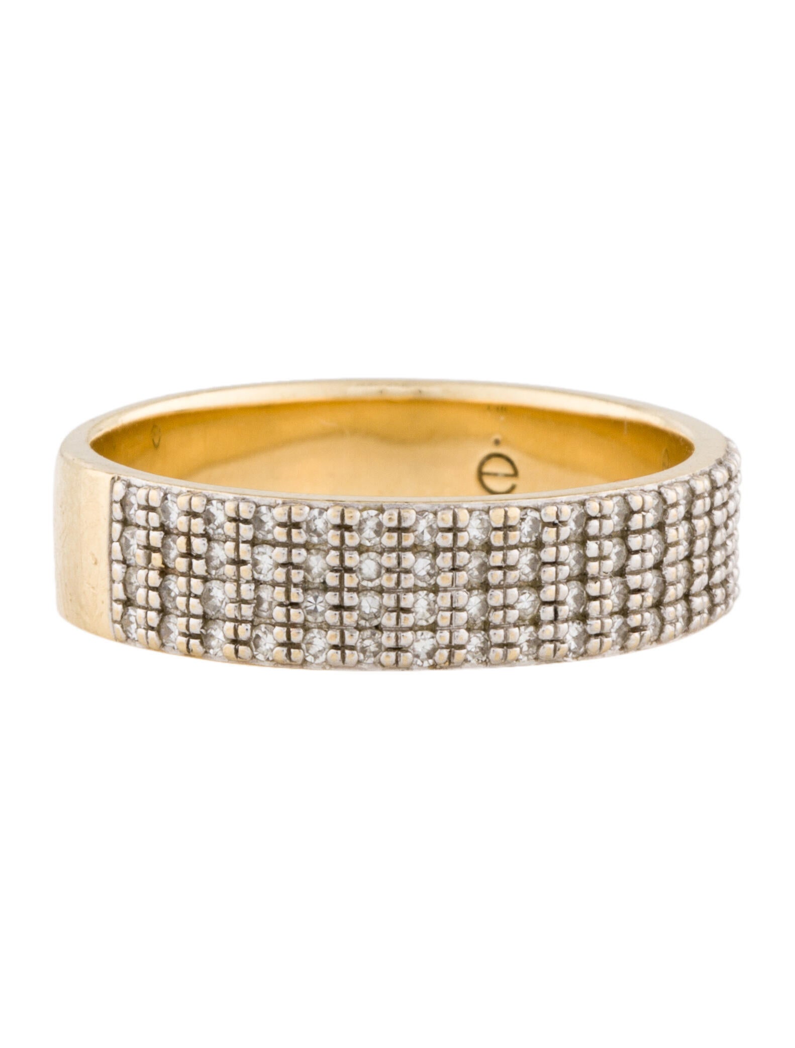Eriness 14K Diamond Cigar Band
