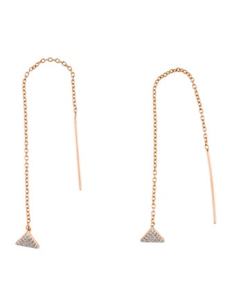 Eriness 14K Diamond Drop Earrings