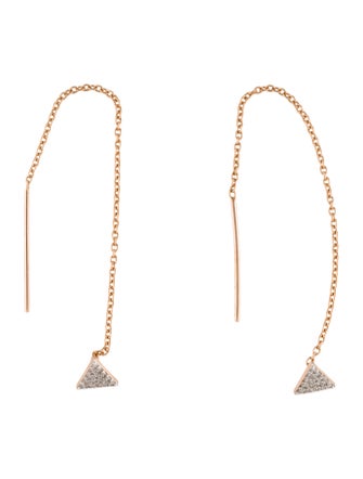 Eriness 14K Diamond Drop Earrings