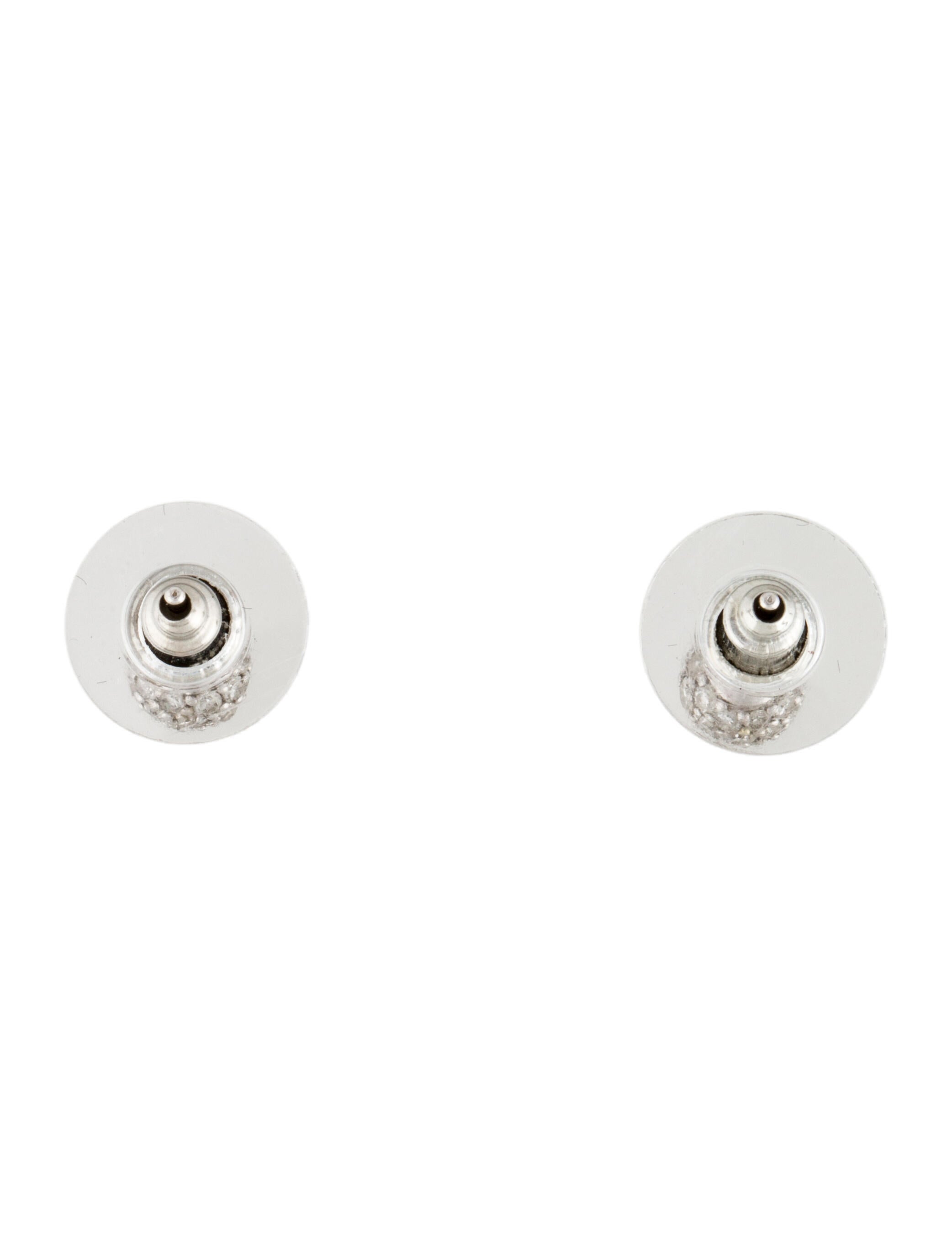 Eriness 14K Diamond Ball Stud Earrings