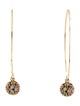 Eriness 14K Multistone Disco Drop Earrings