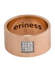 Eriness 14K Diamond Wide Band