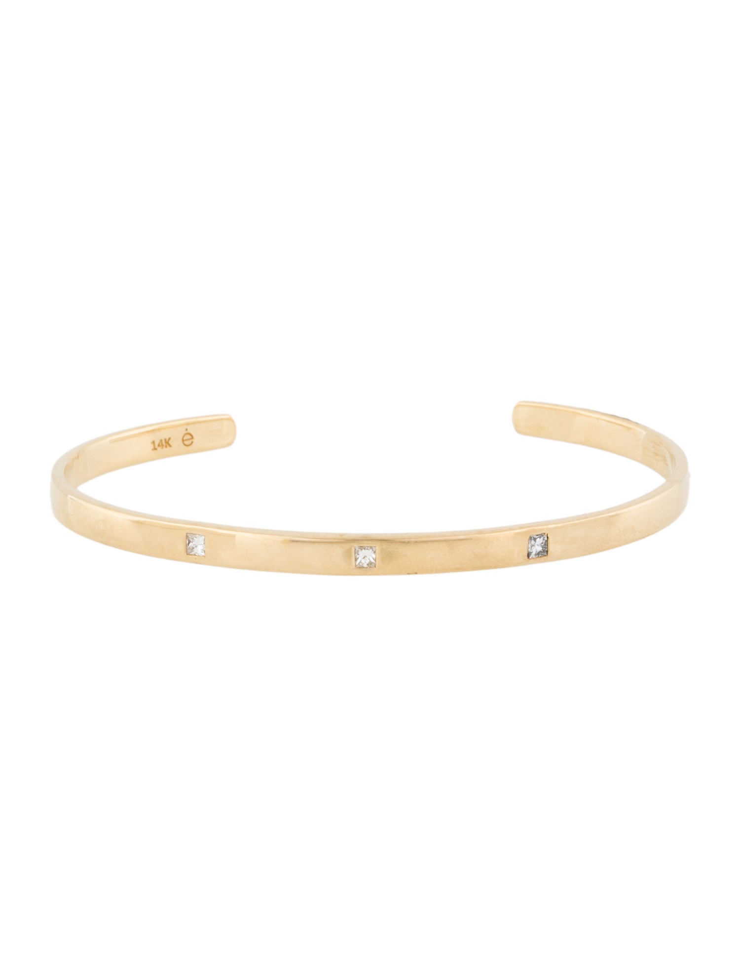 Eriness 14K Diamond Cuff
