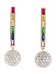 Eriness 14K Multi-Gemstone Drop Earrings