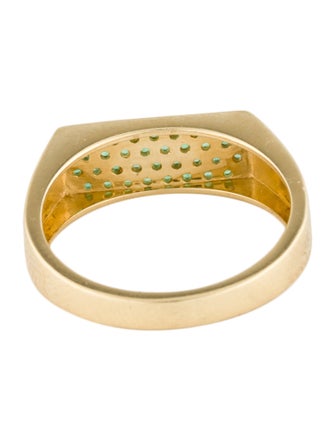 Eriness 14K Emerald Signet Ring