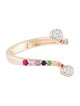 Eriness 14K Multi-Gemstone & Diamond Twist Cocktail Ring
