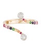Eriness 14K Multi-Gemstone & Diamond Twist Cocktail Ring