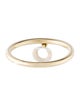 Eriness 14K Diamond Single Initial 'O' Ring