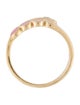 Eriness 14K Resin & Diamond Bypass Ring
