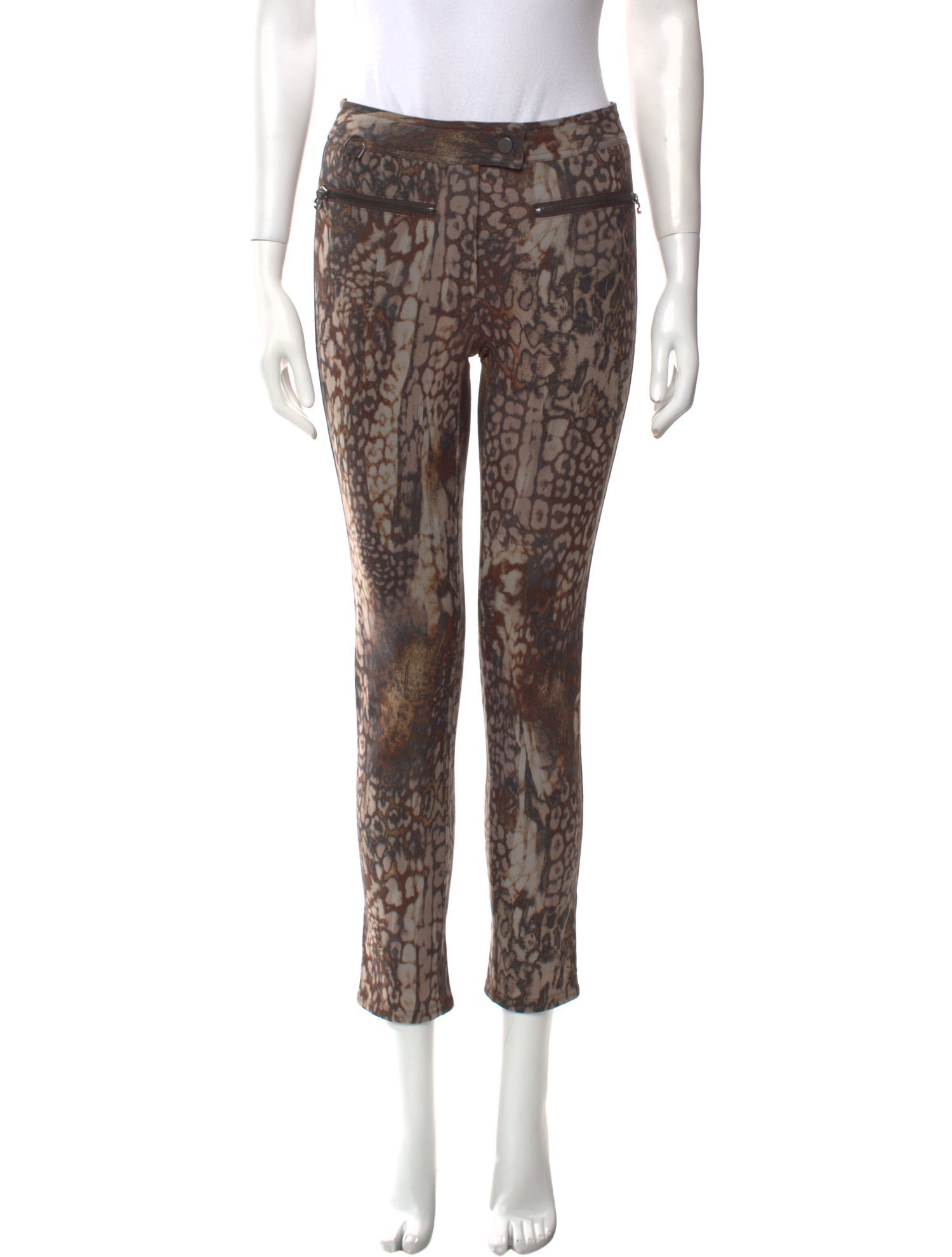 Erin Snow Animal Print Skinny Leg Pants