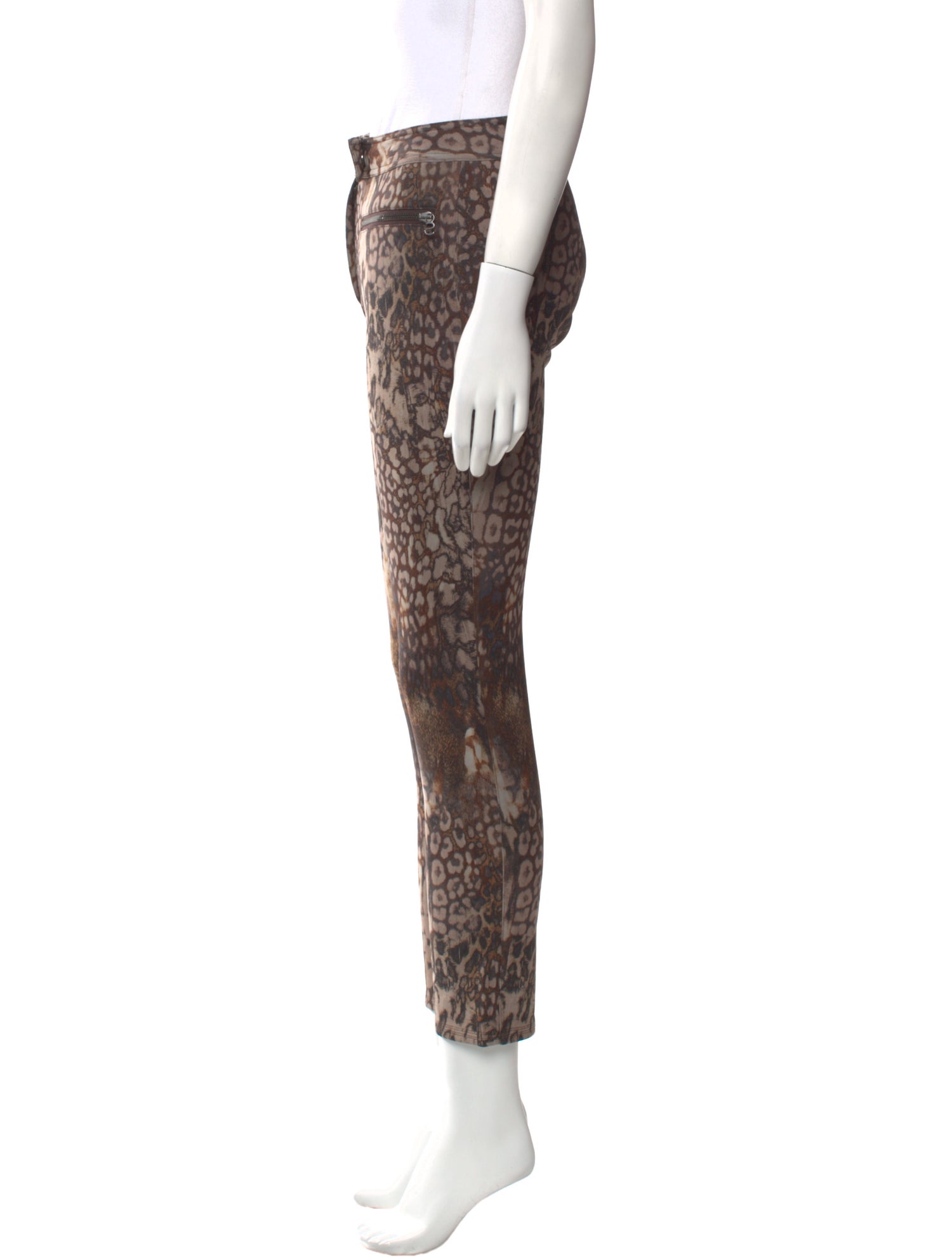 Erin Snow Animal Print Skinny Leg Pants