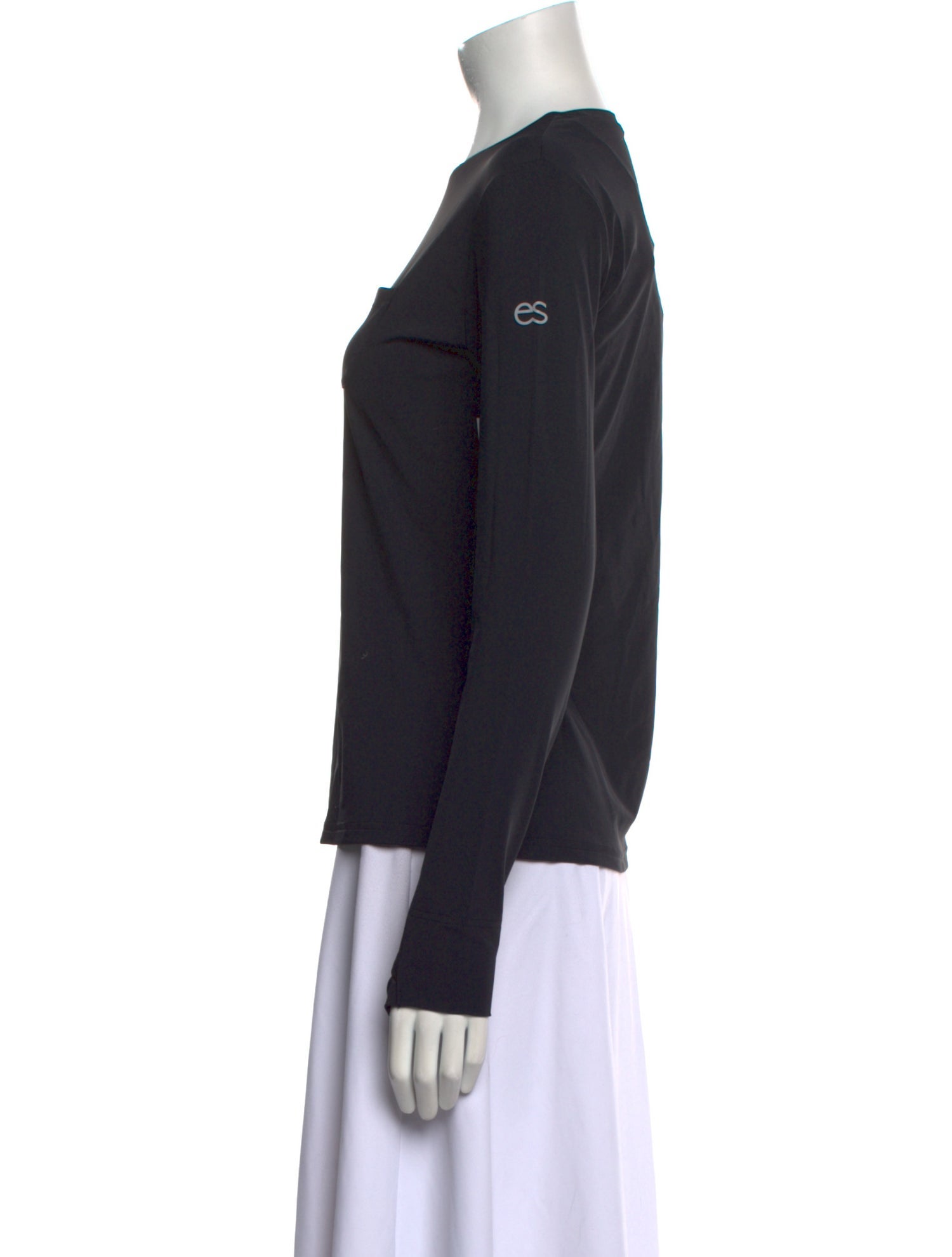 Erin Snow Crew Neck Long Sleeve Top