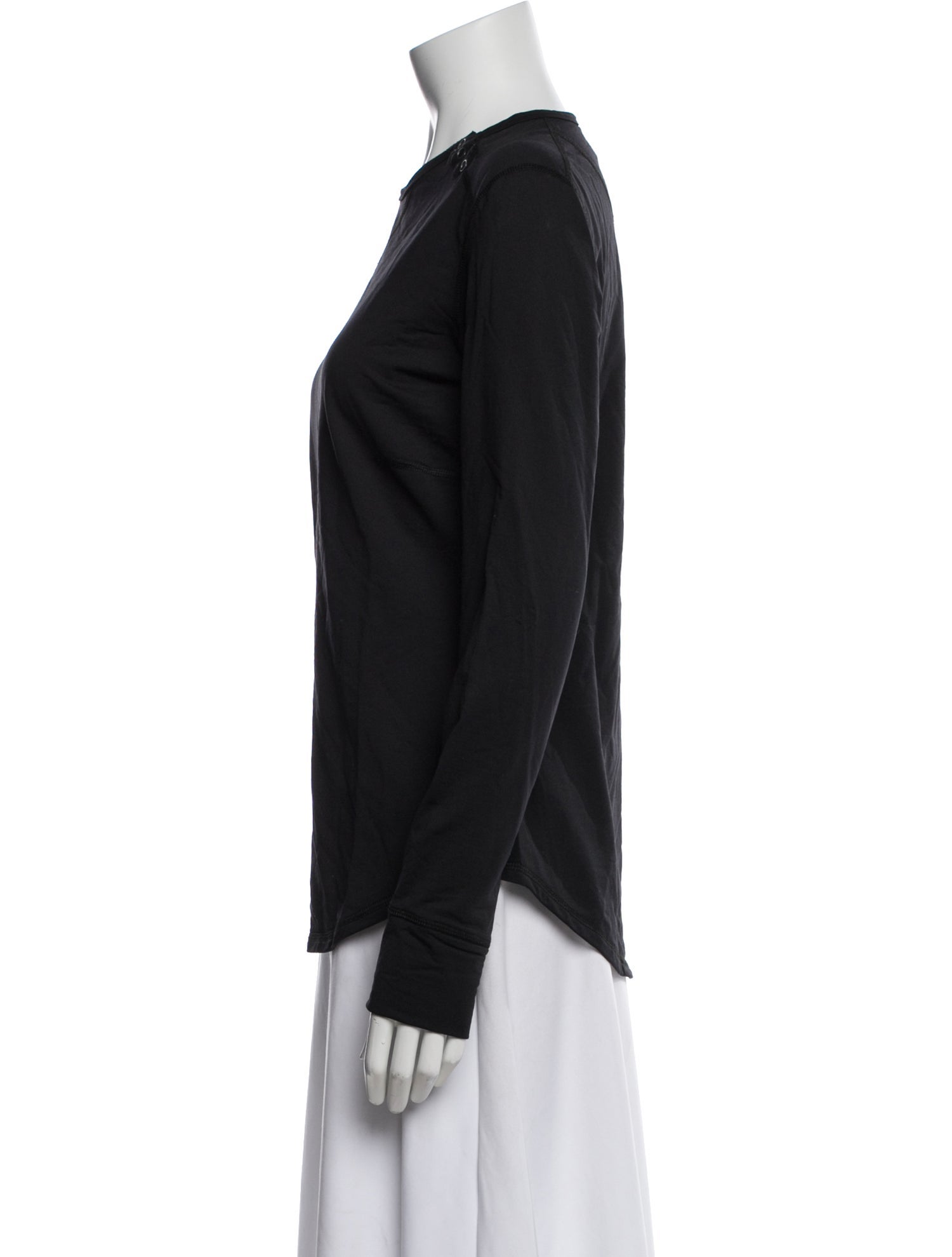 Erin Snow Crew Neck Long Sleeve Top
