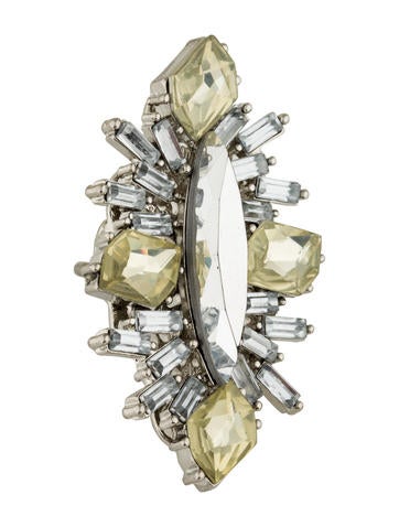 Erickson Beamon Crystal Cocktail Ring