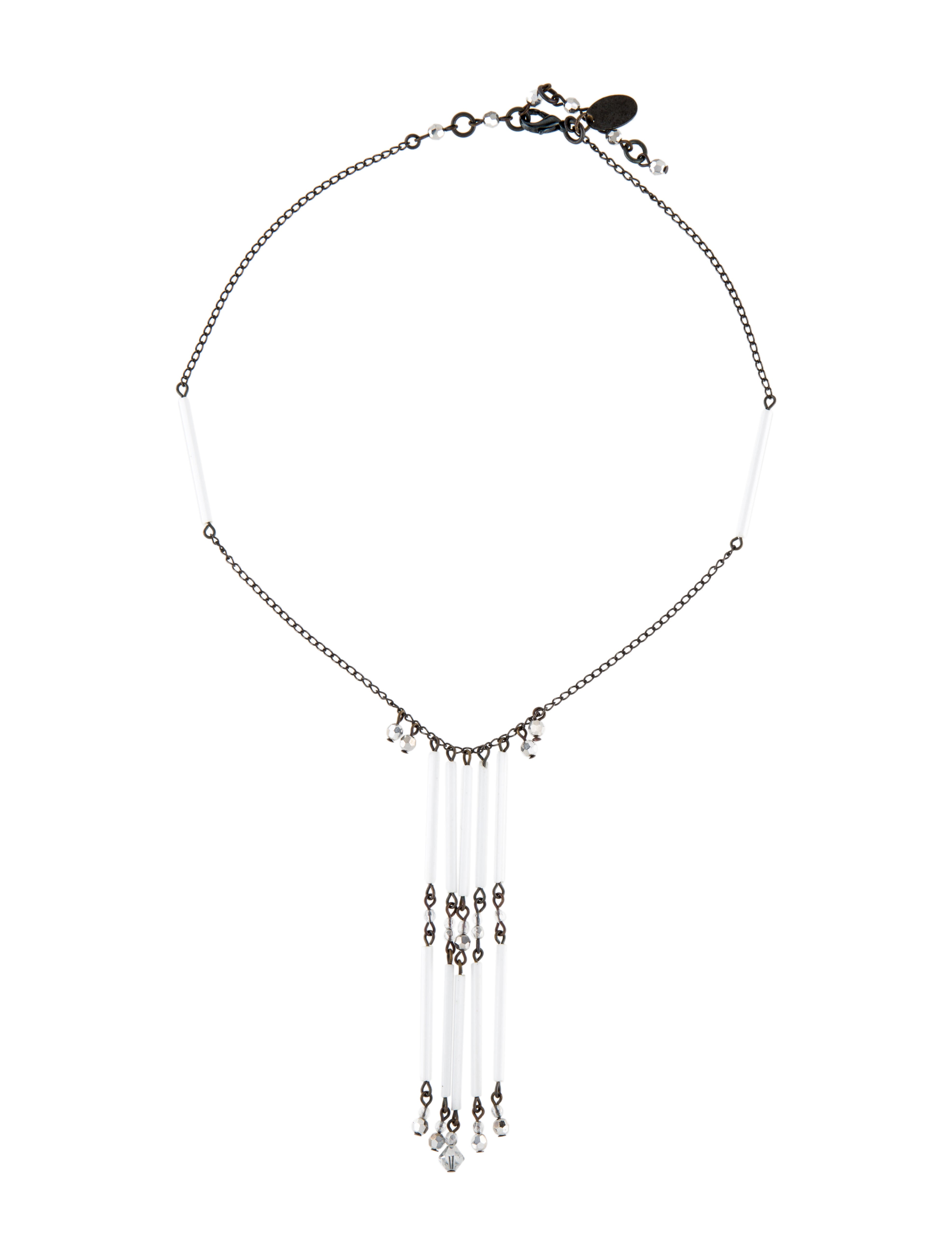 Anna Sui x Erickson Beamon Blue Tassel Necklace
