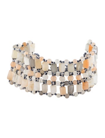 Erickson Beamon Bead & Resin Wrap Bracelet