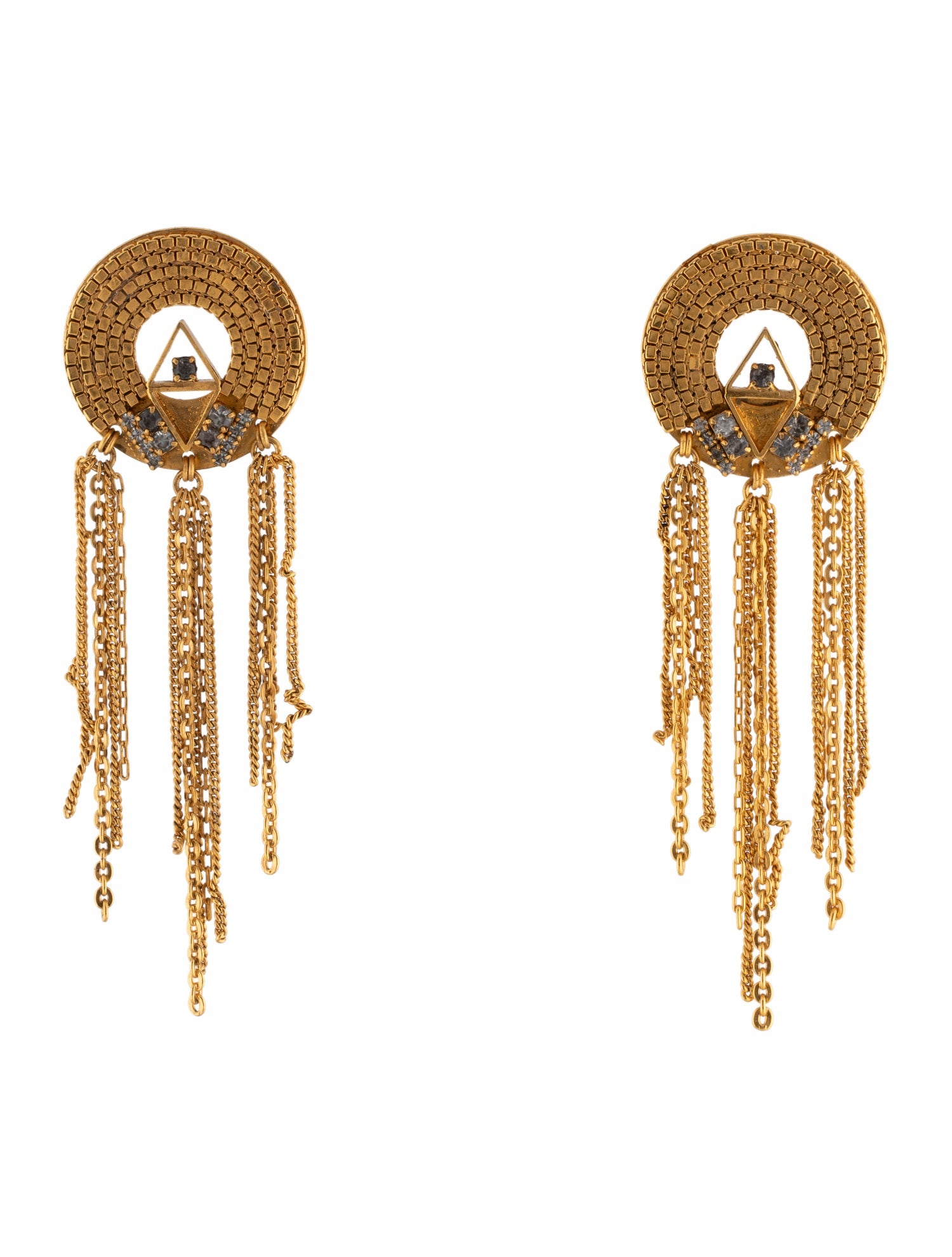 Erickson Beamon Crystal Drop Earrings