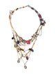 Erickson Beamon Mother Of Pearl, Multistone,Crystal & Beaded Multistrand Necklace