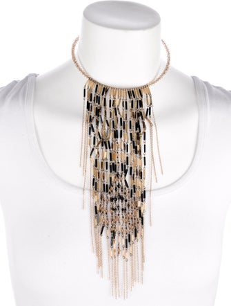 Erickson Beamon Bead Lavalier Choker Necklace