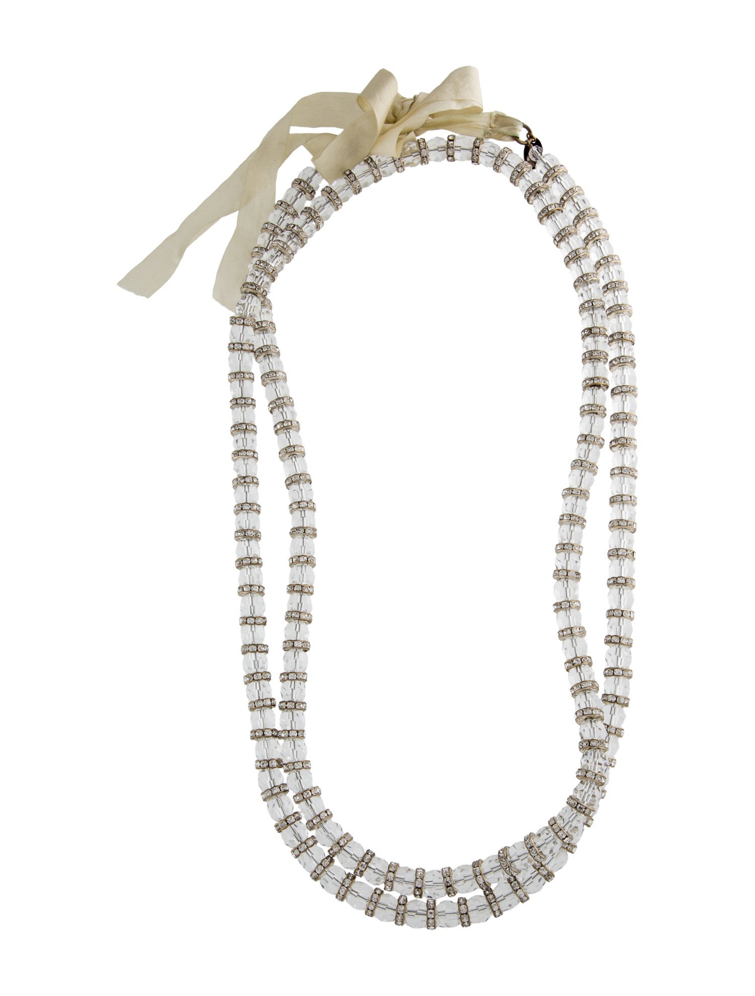 ERICSON BEAMONネックレス Vintage Rare Stunning Erickson Beamon Ball Rhinestone Prong