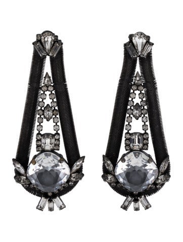 Erickson Beamon Drop Crystal Earrings