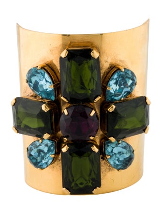 Erickson Beamon Crystal Cuff Bracelet