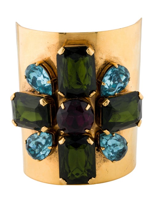 Erickson Beamon Crystal Cuff Bracelet