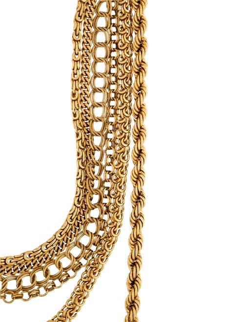 Erickson Beamon Multi-Strand Chain Link Necklace