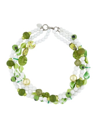 Erickson Beamon Bead Multistrand Collar Necklace