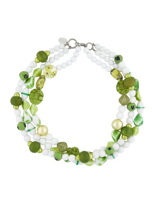 Erickson Beamon Bead Multistrand Collar Necklace