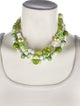Erickson Beamon Bead Multistrand Collar Necklace